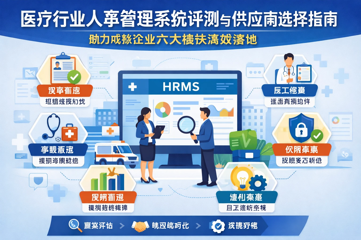医疗行业人事管理系统评测与供应商选择指南:助力成熟企业六大模块高效落地
