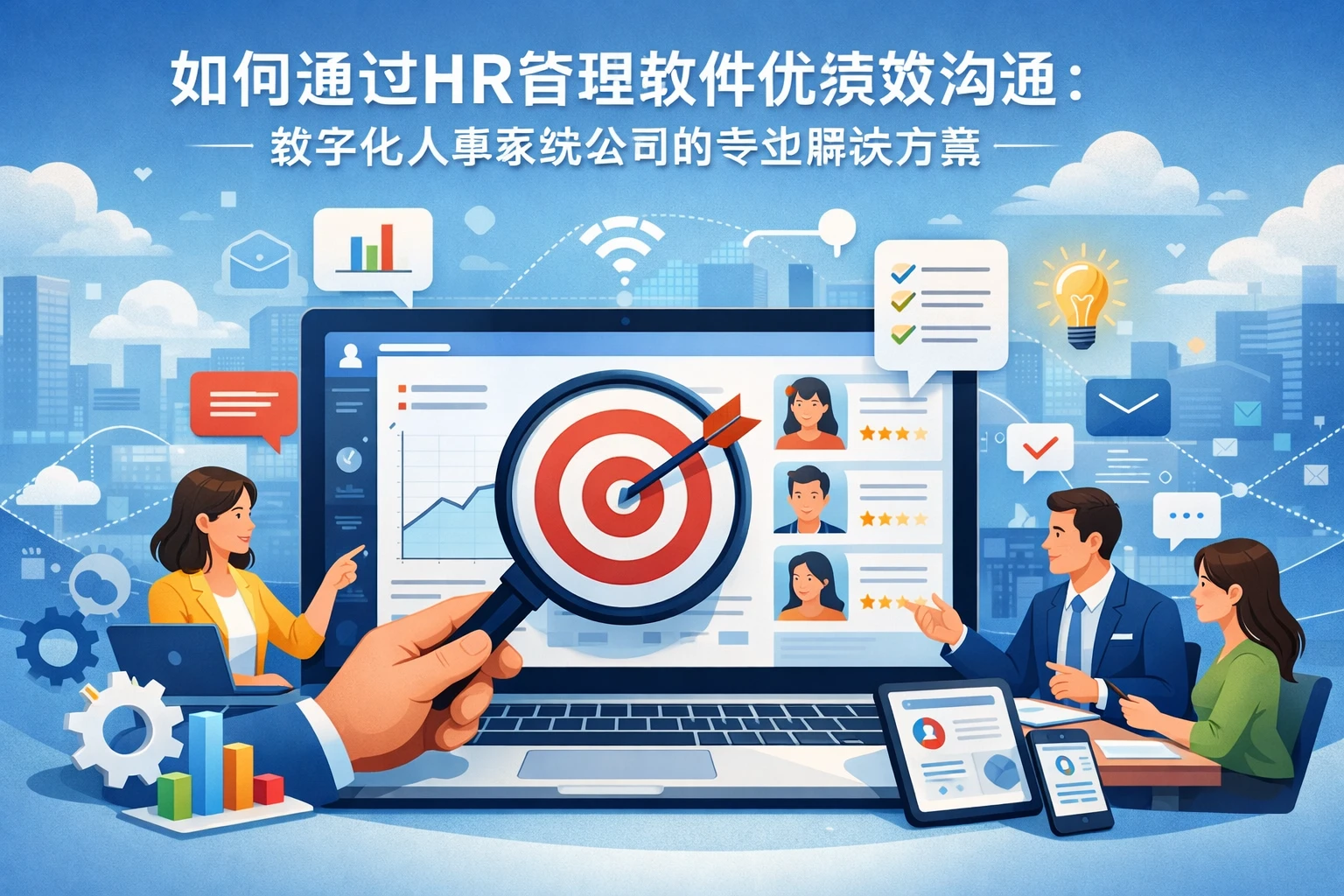 如何通过HR管理软件优化绩效沟通：数字化人事系统公司的专业解决方案