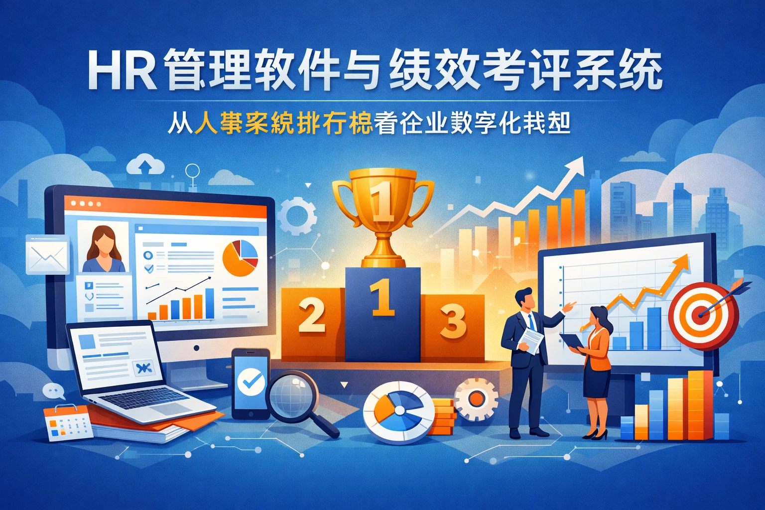 HR管理软件与绩效考评系统：从人事系统排行榜看企业数字化转型
