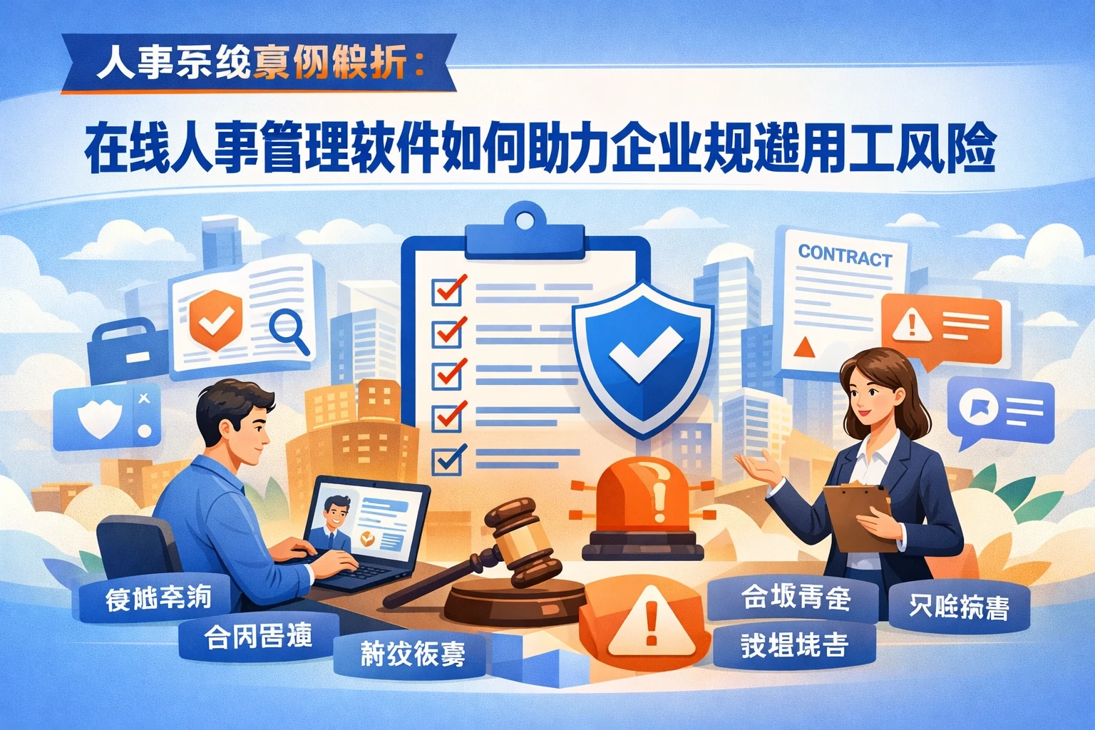 人事系统案例解析：在线人事管理软件如何助力企业规避用工风险