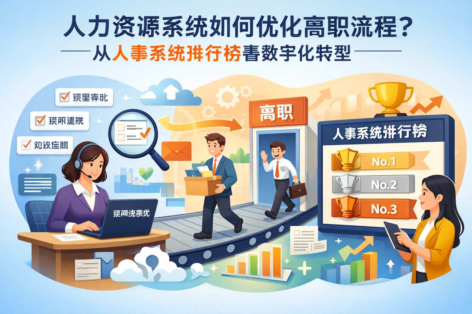 人力资源系统如何优化离职流程?从人事系统排行榜看数字化转型