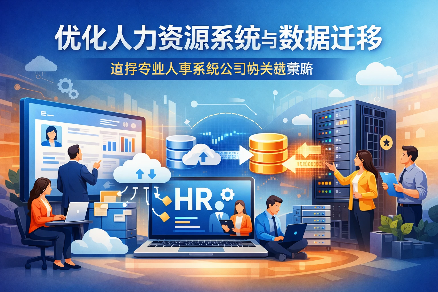 优化人力资源系统与数据迁移:选择专业人事系统公司的关键策略