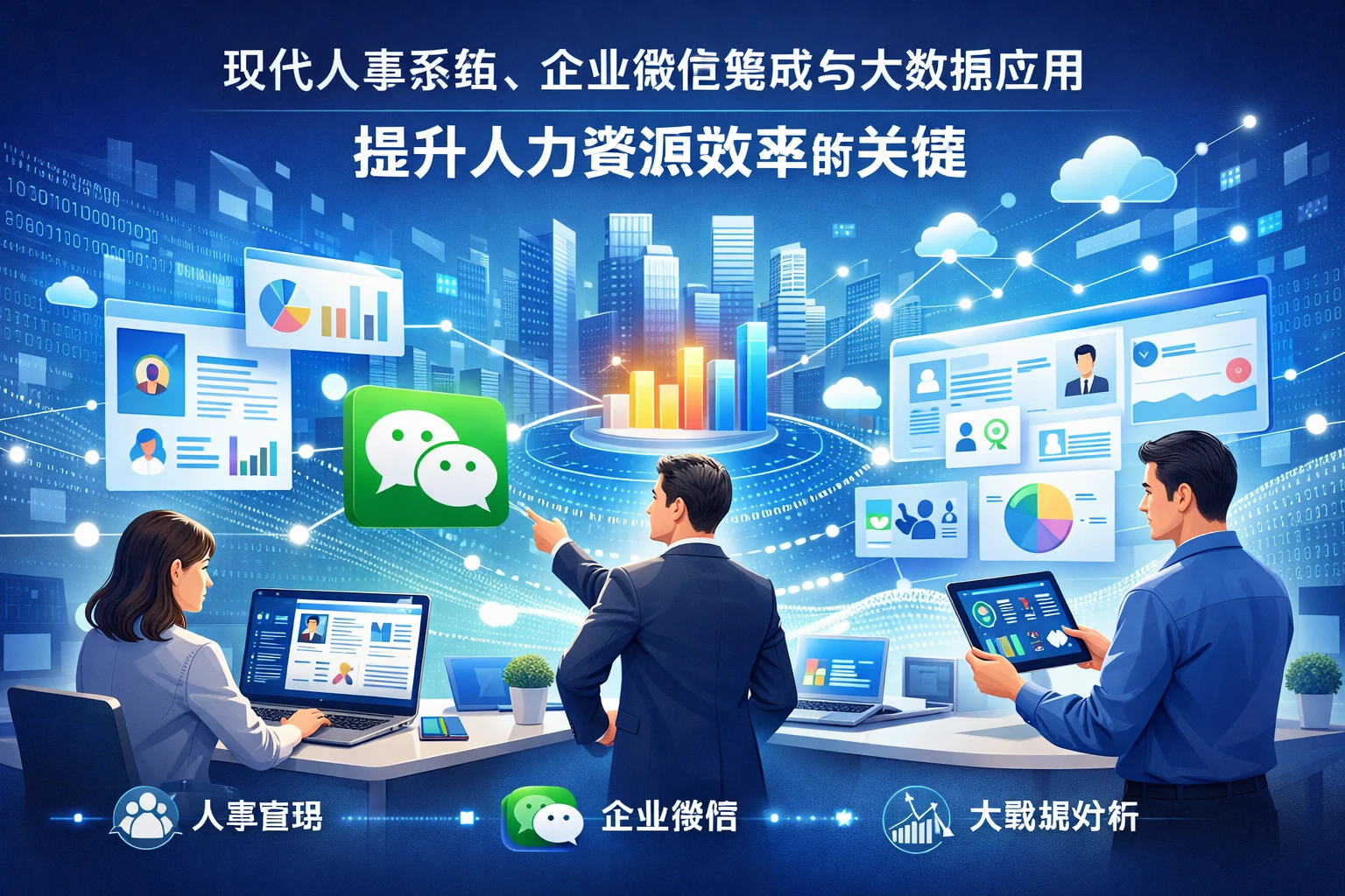 现代人事系统、企业微信集成与大数据应用：提升人力资源效率的关键
