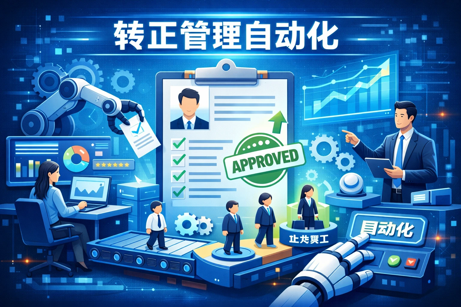 转正管理自动化