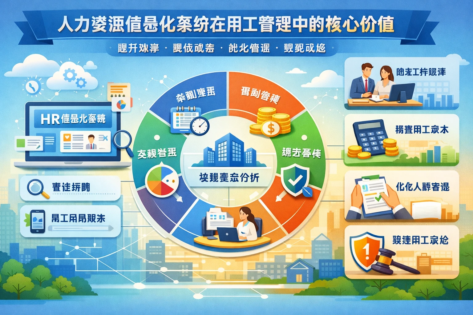 人力资源信息化系统在用工管理中的核心价值