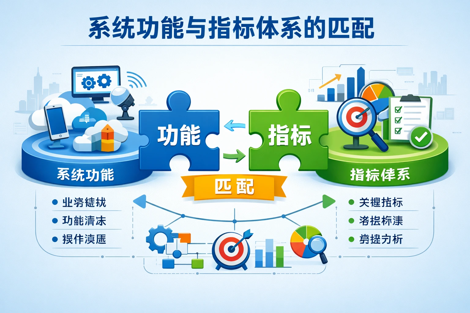 系统功能与指标体系的匹配