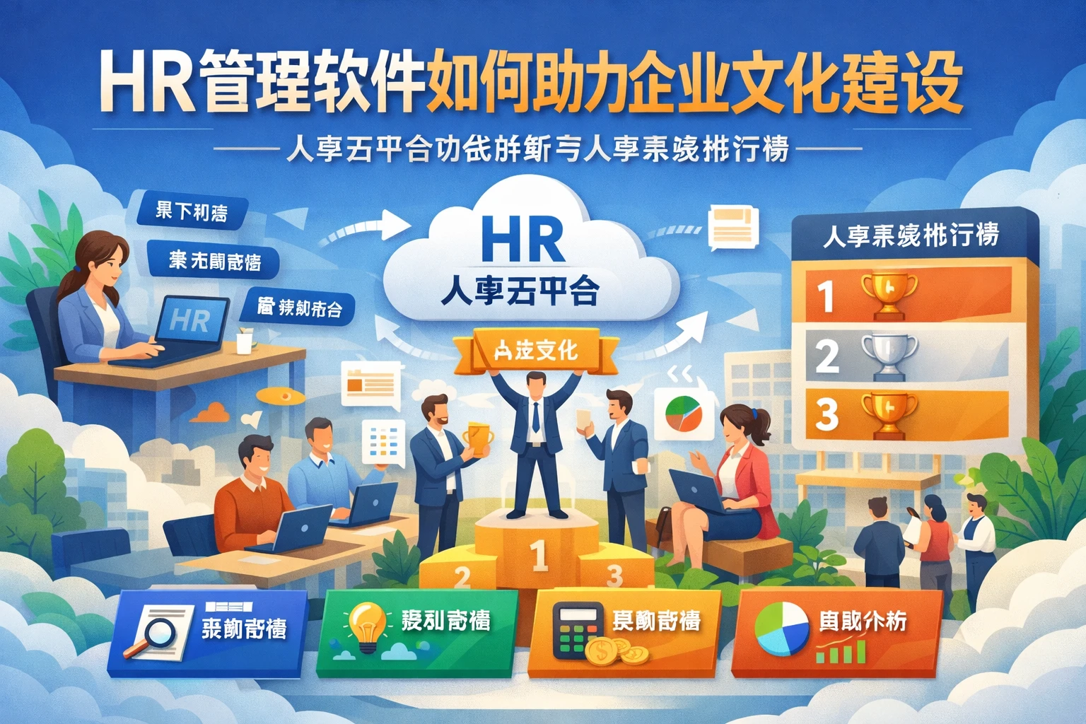 HR管理软件如何助力企业文化建设——人事云平台功能解析与人事系统排行榜