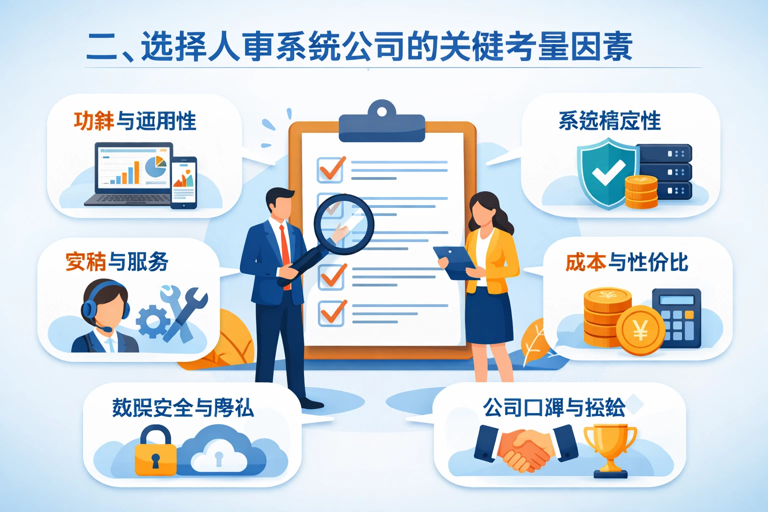 二、选择人事系统公司的关键考量因素