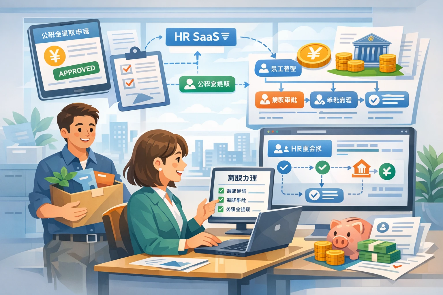 优化人力资源软件与人事SaaS系统，高效处理员工离职公积金提取流程