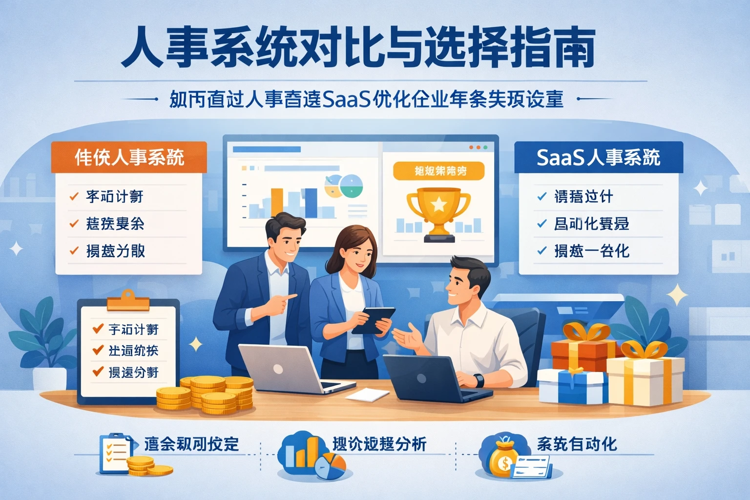 人事系统对比与选择指南：如何通过人事管理SaaS优化企业年终奖项设置