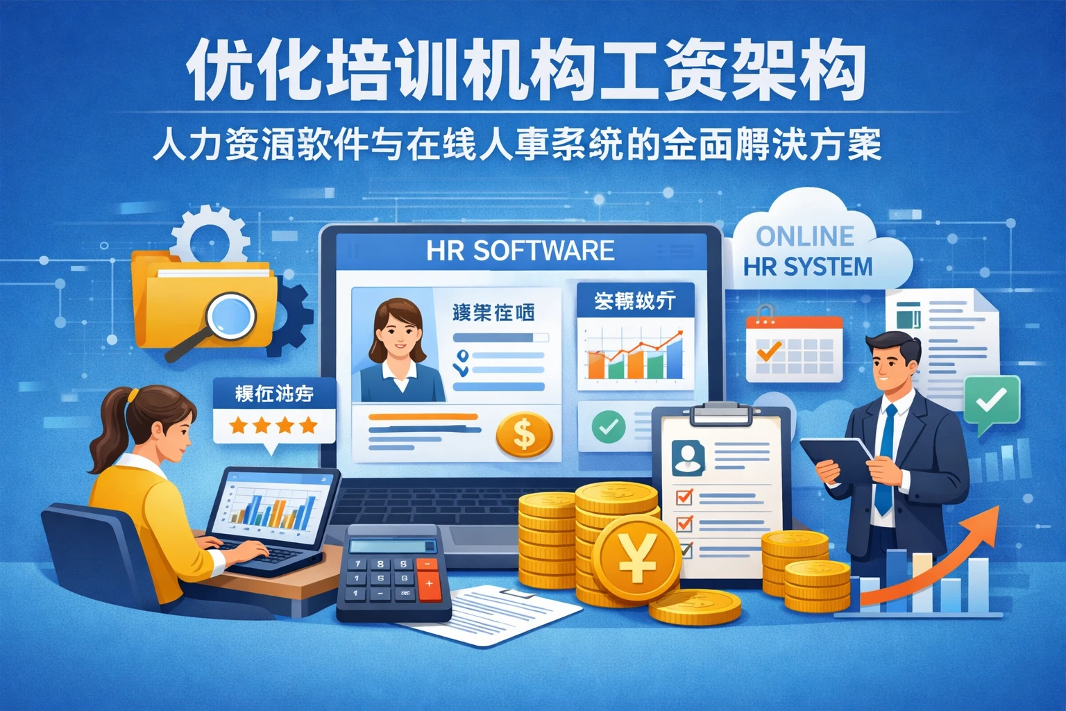 优化培训机构工资架构：人力资源软件与在线人事系统的全面解决方案