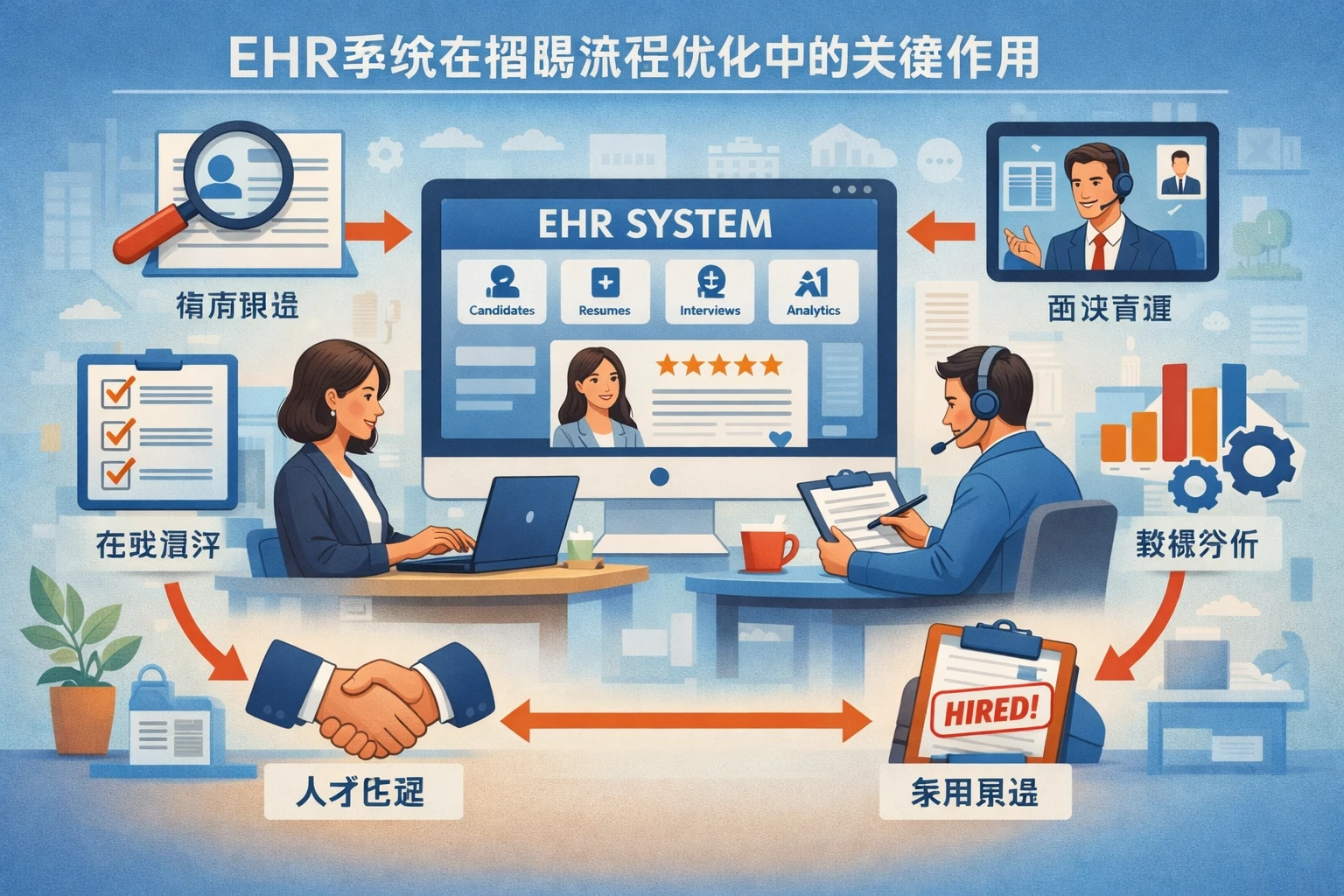 EHR系统在招聘流程优化中的关键作用