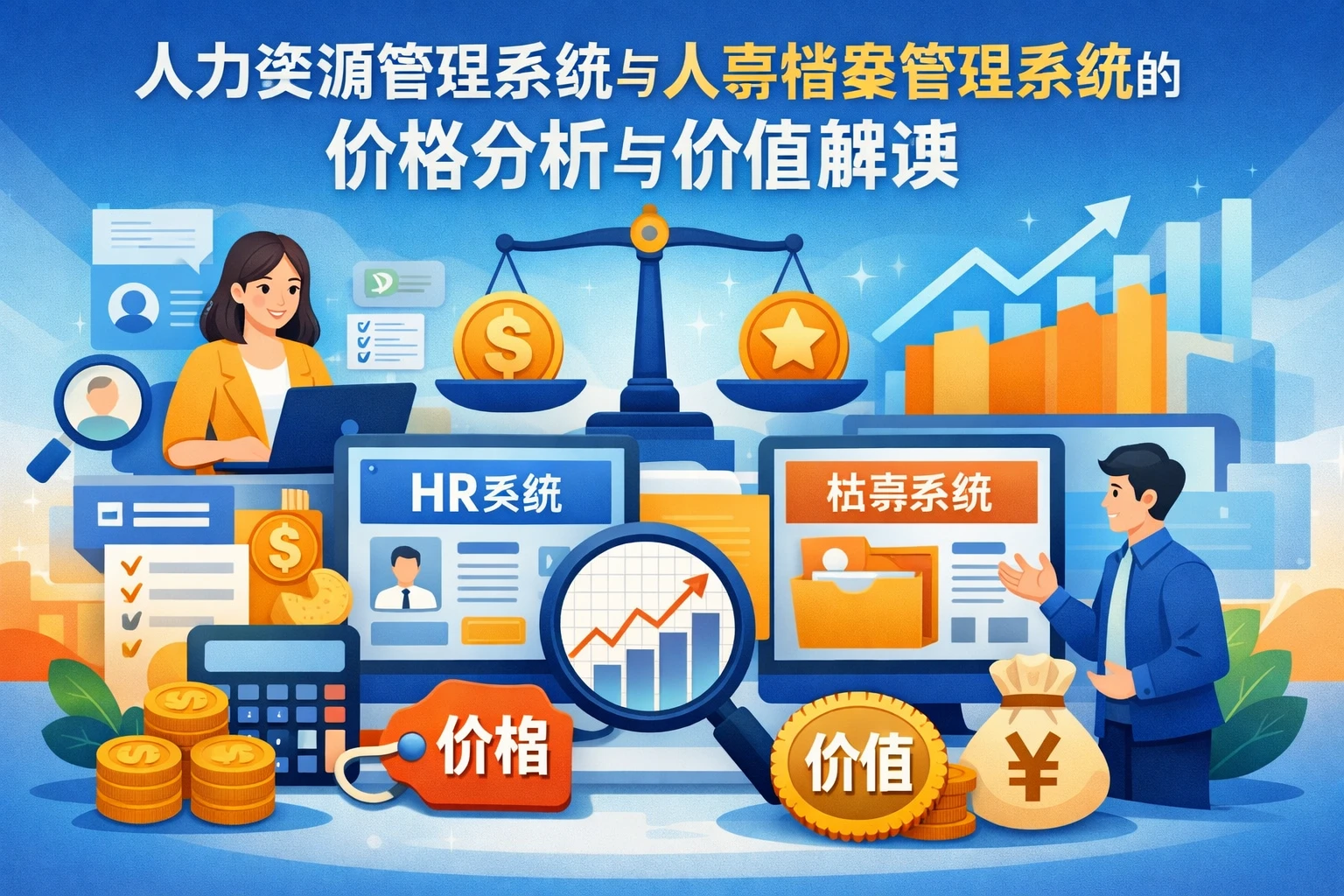 人力资源管理系统与人事档案管理系统的价格分析与价值解读