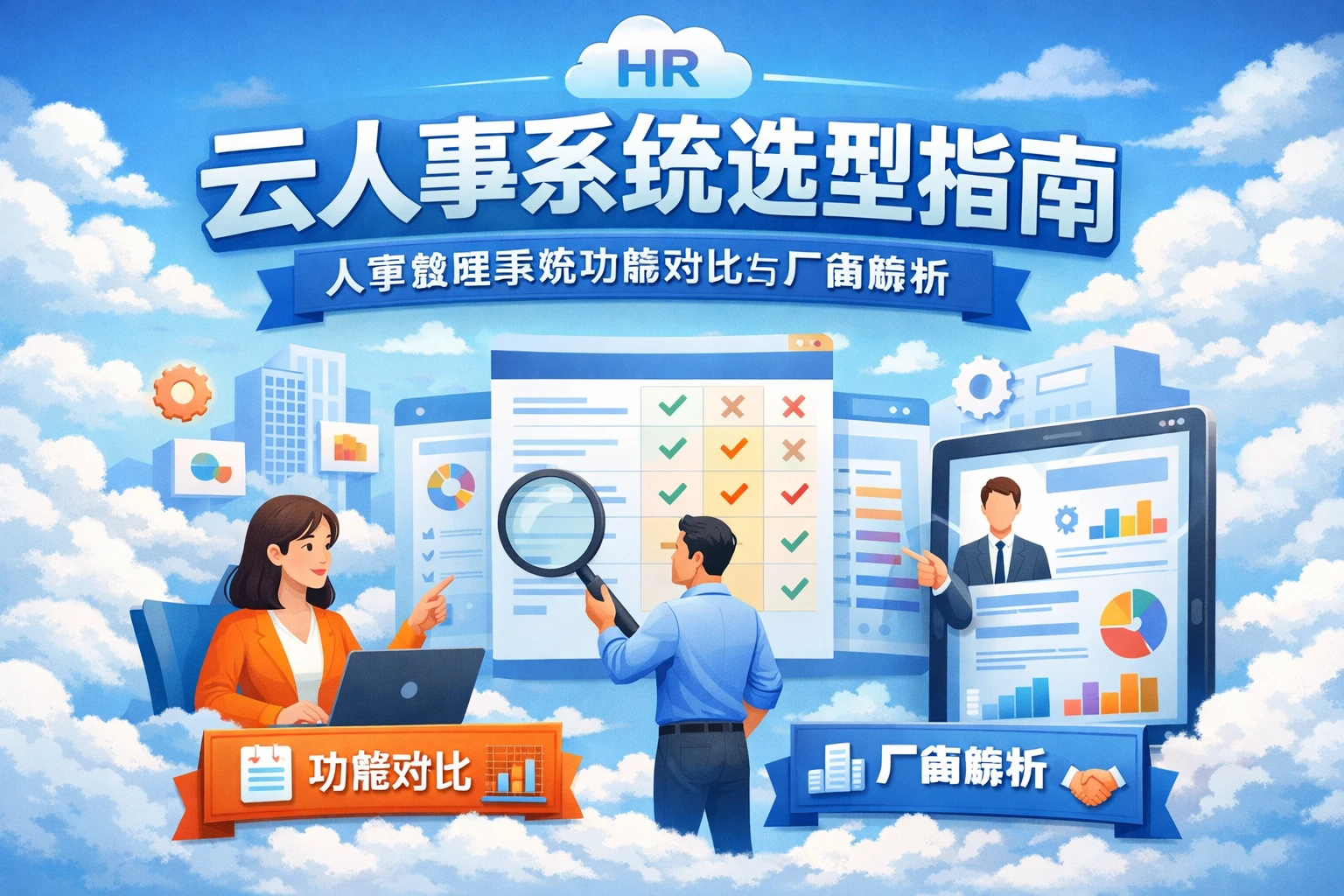 云人事系统选型指南：人事管理系统功能对比与厂商解析