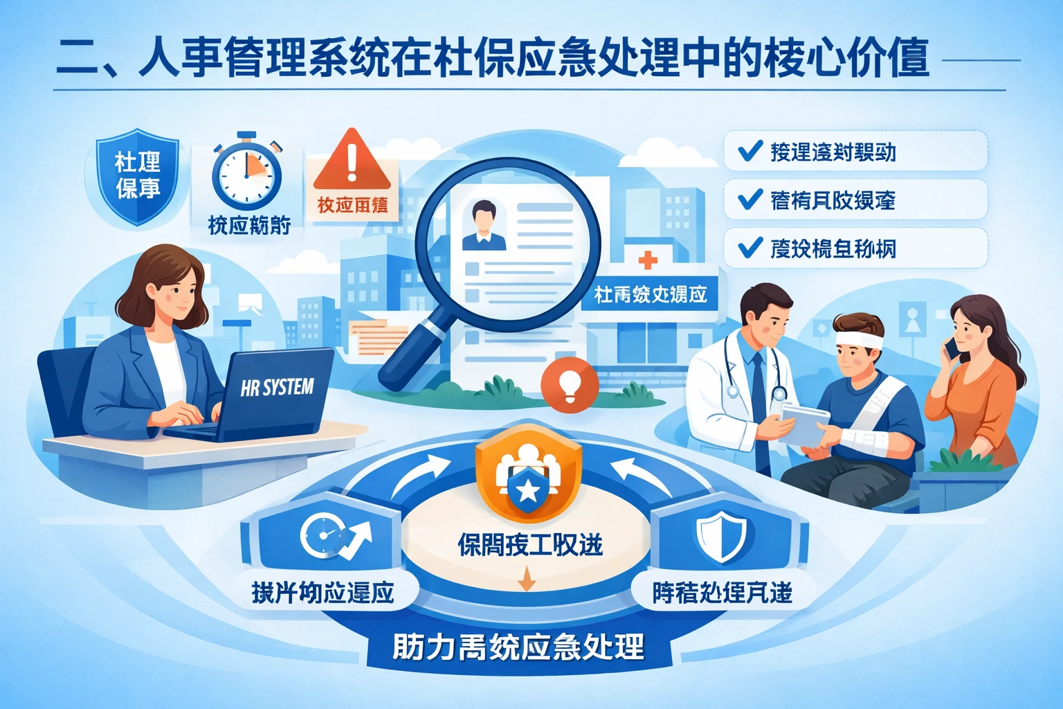 二、人事管理系统在社保应急处理中的核心价值