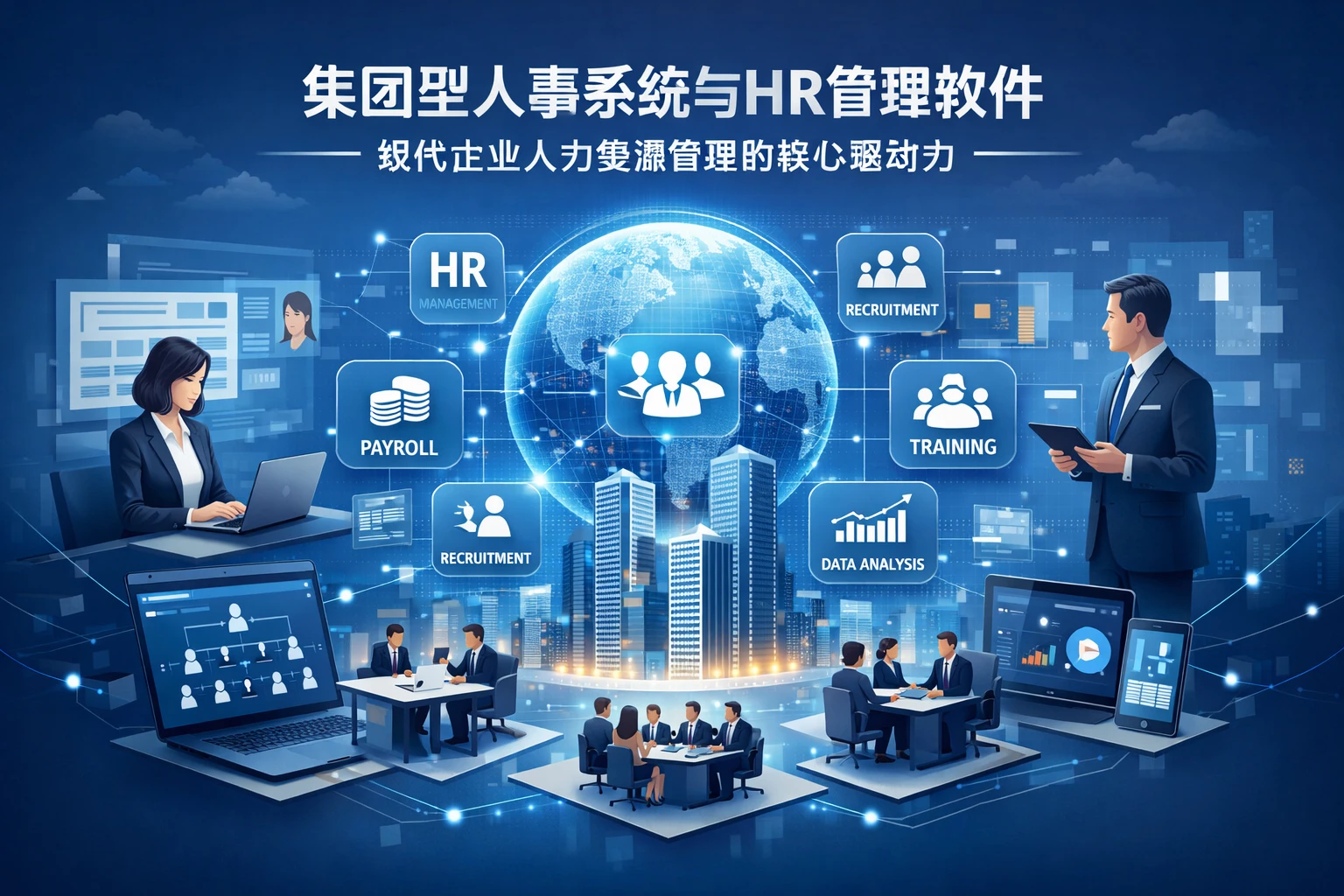 集团型人事系统与HR管理软件:现代企业人力资源管理的核心驱动力