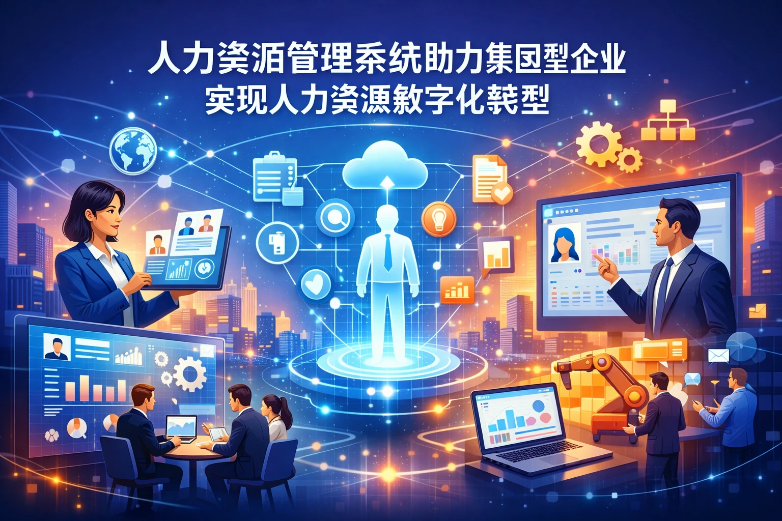 人力资源管理系统助力集团型企业实现人力资源数字化转型