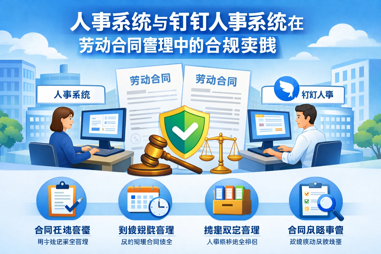 人事系统与钉钉人事系统在劳动合同管理中的合规实践