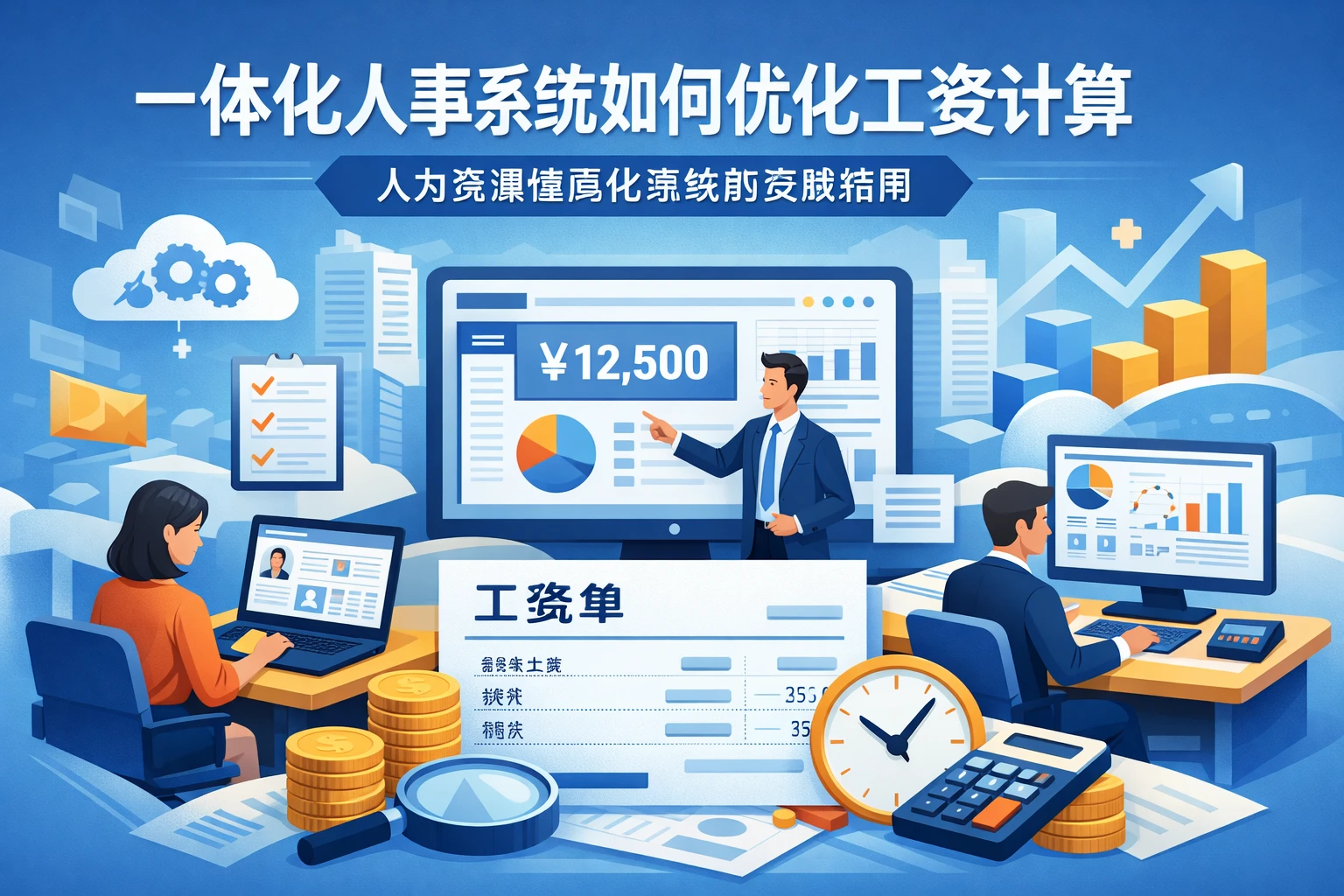 一体化人事系统如何优化工资计算：人力资源信息化系统的实践指南