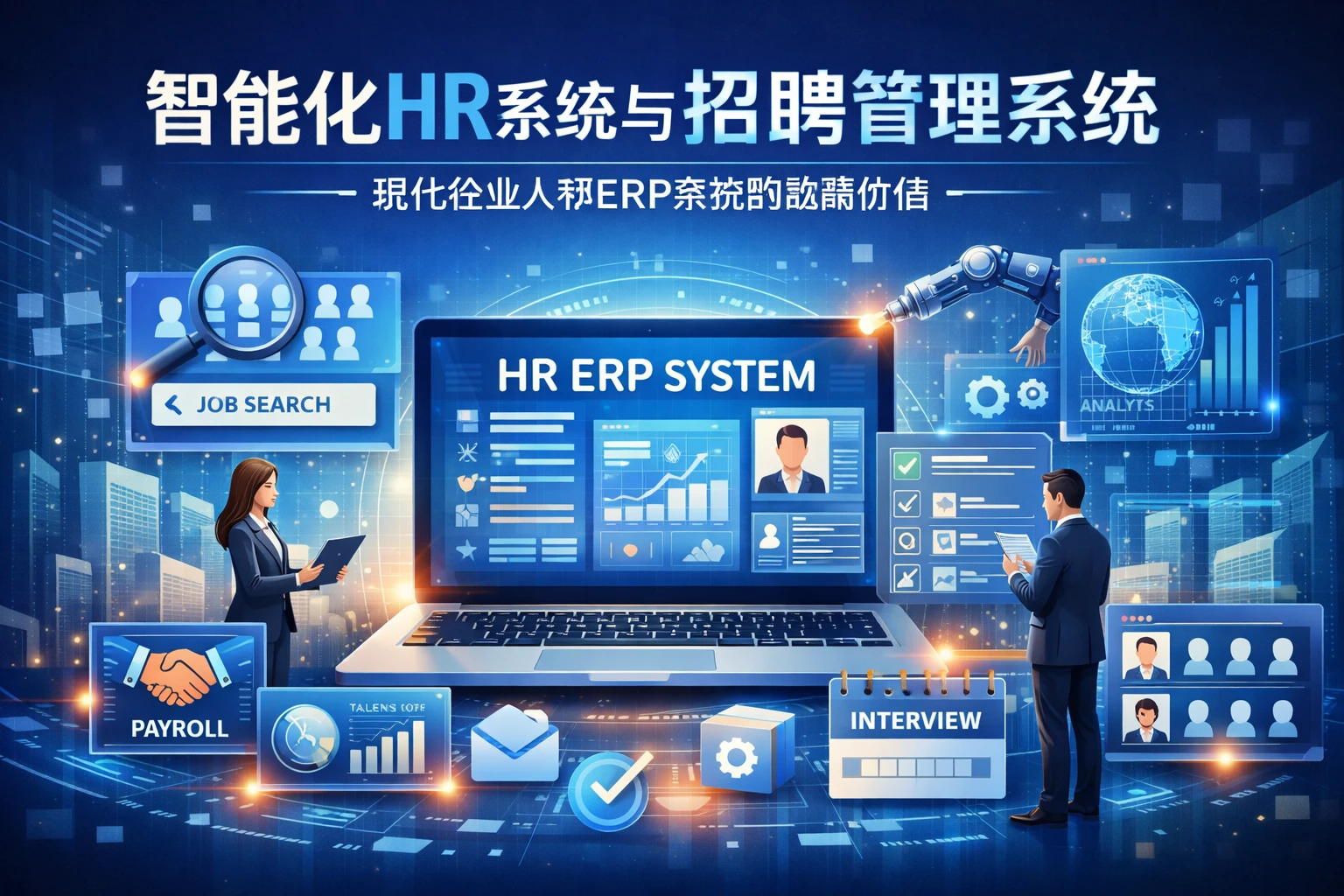 智能化HR系统与招聘管理系统：现代企业人事ERP系统的战略价值