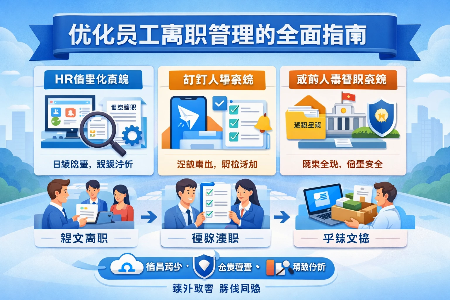 人力资源信息化系统、钉钉人事系统与政府人事管理系统：优化员工离职管理的全面指南