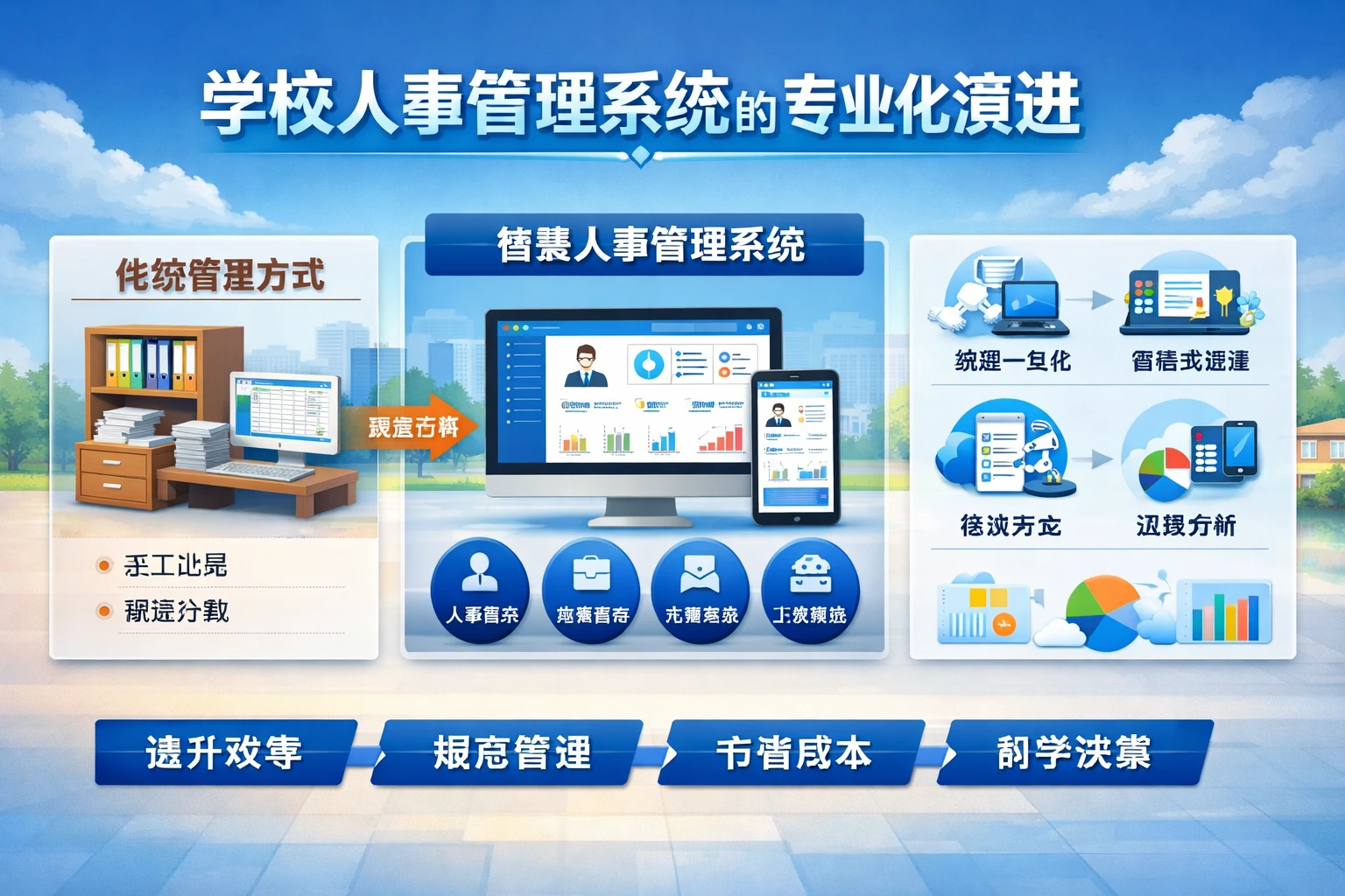 学校人事管理系统的专业化演进