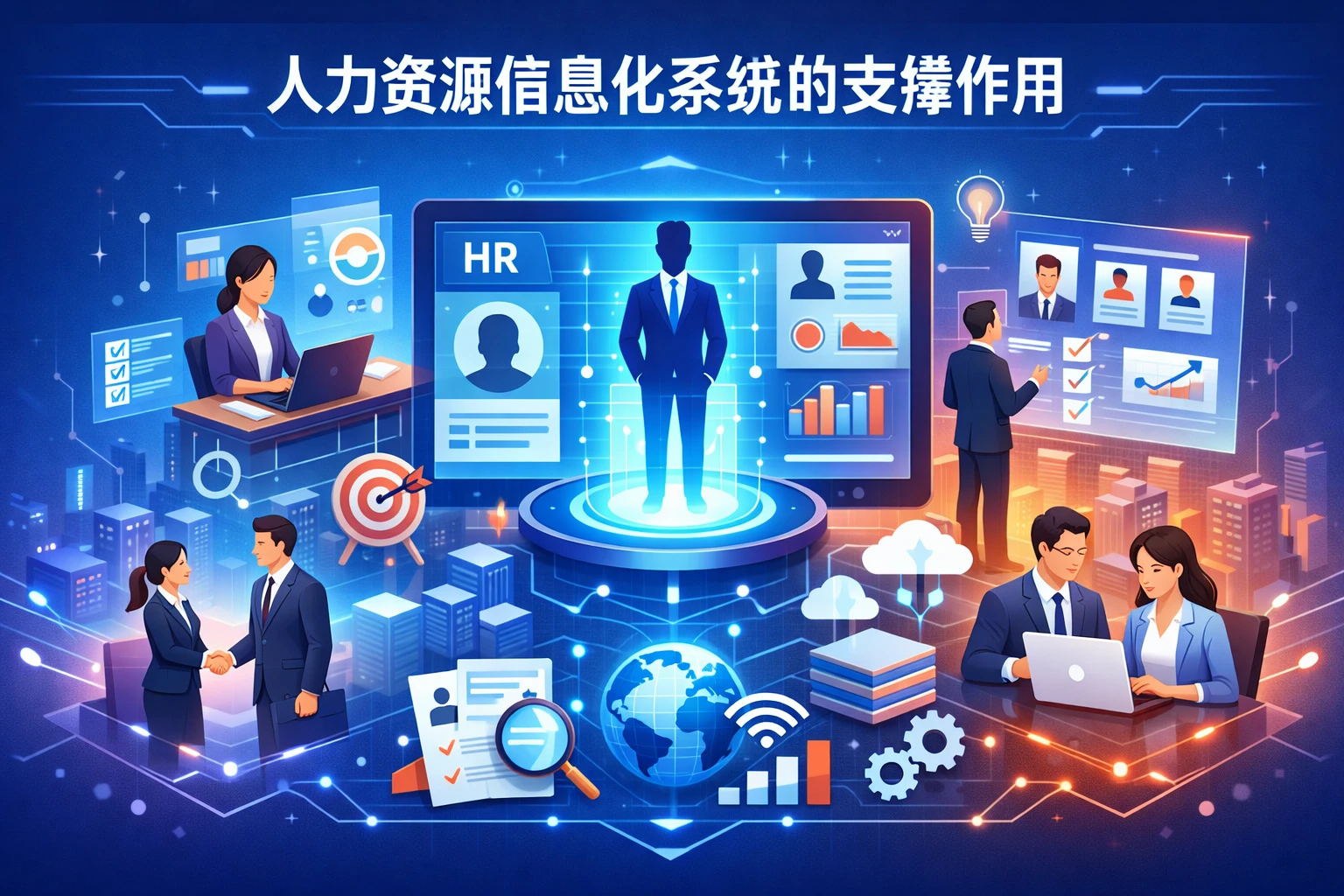 人力资源信息化系统的支撑作用
