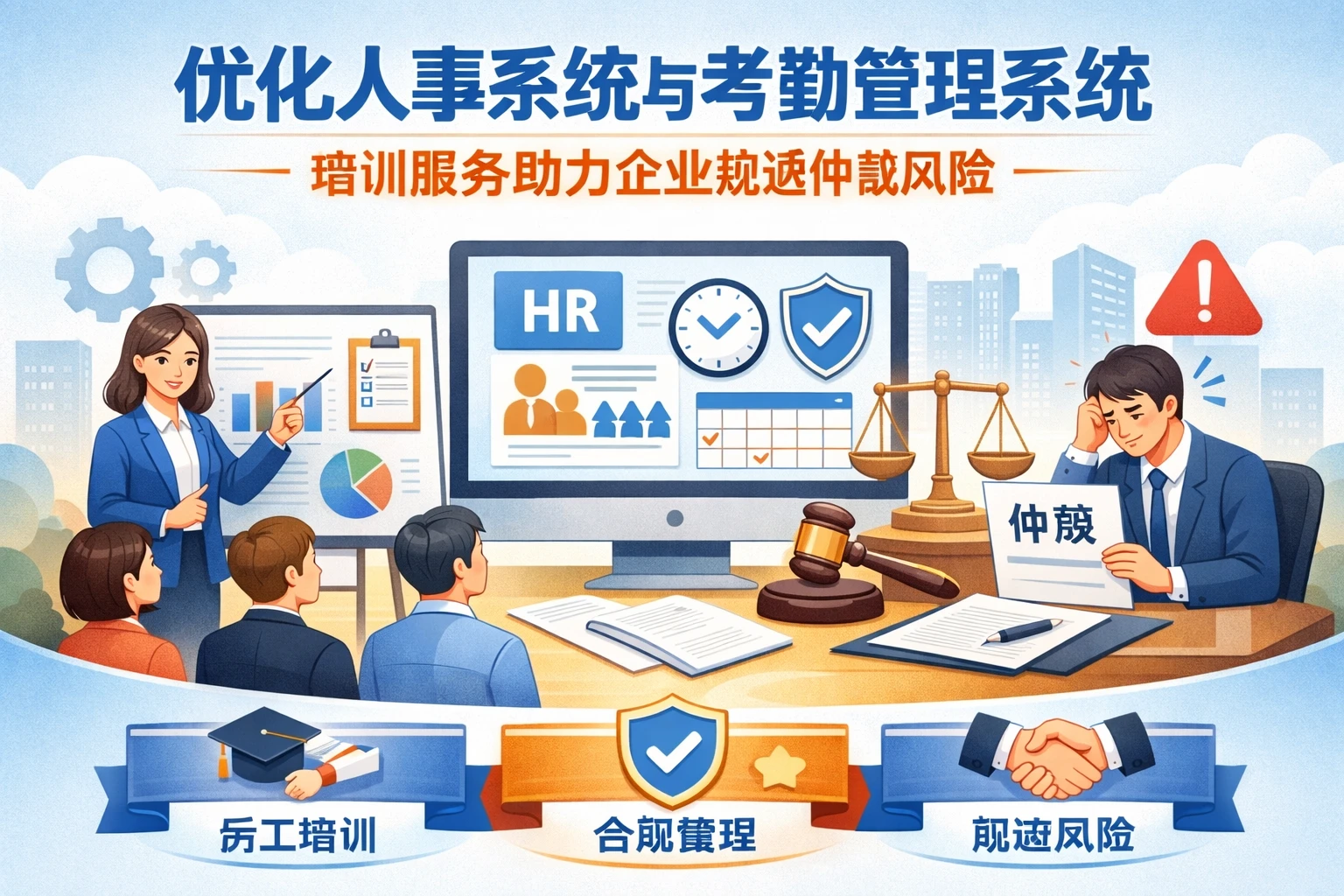优化人事系统与考勤管理系统：培训服务助力企业规避仲裁风险