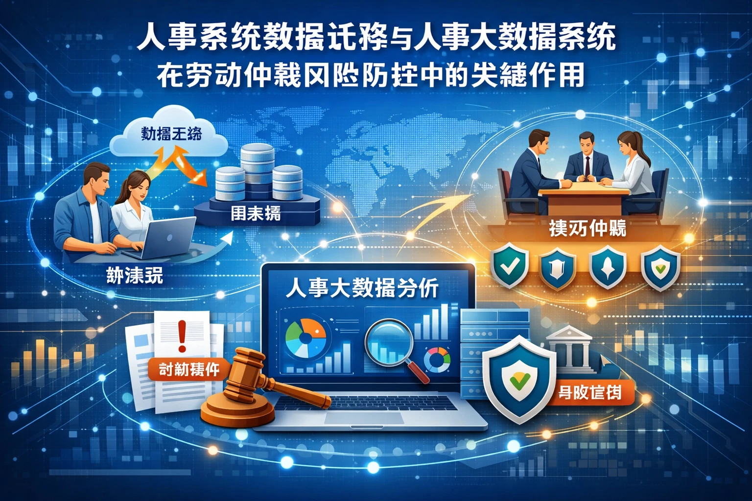 人事系统数据迁移与人事大数据系统在劳动仲裁风险防控中的关键作用