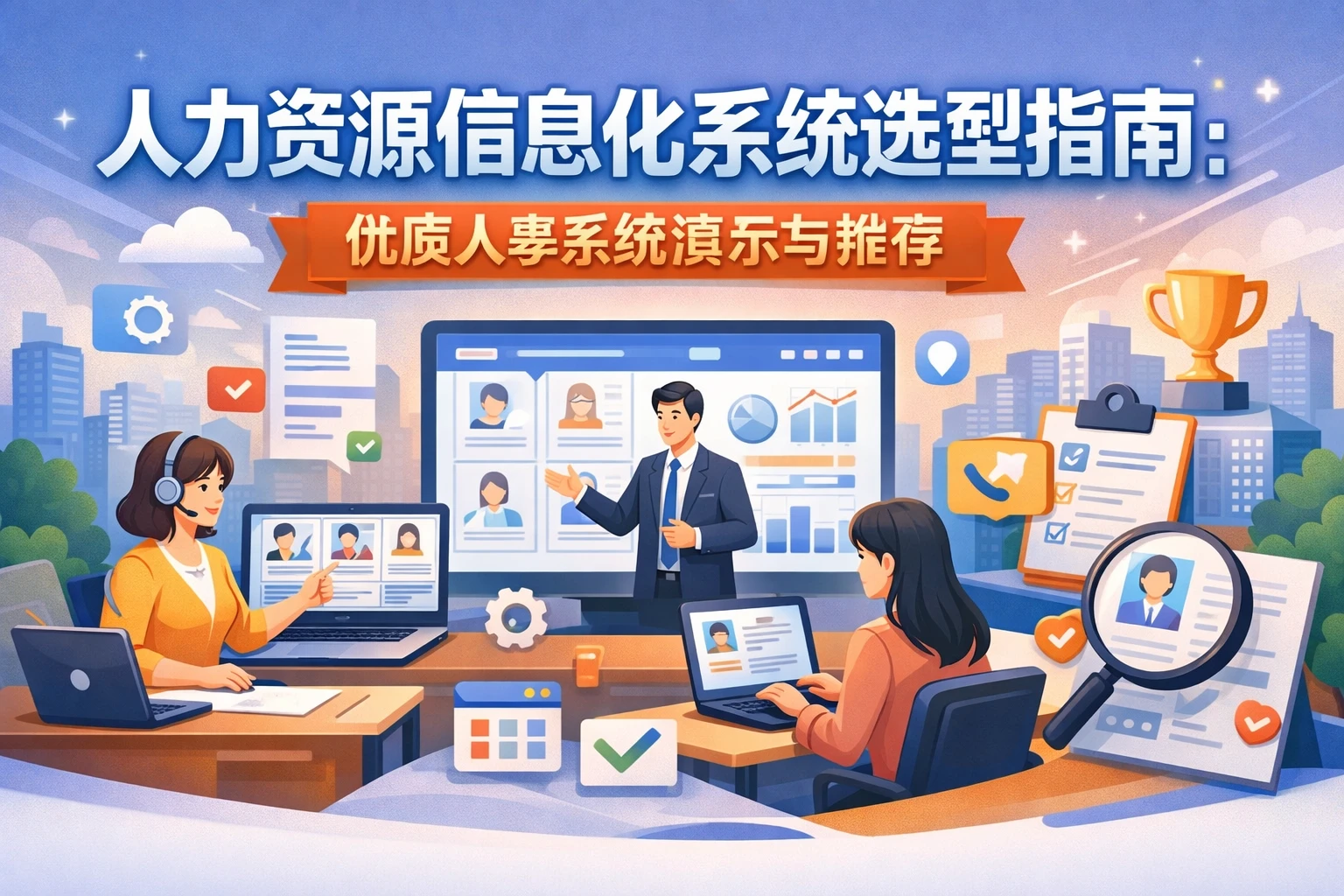 人力资源信息化系统选型指南：优质人事系统演示与推荐