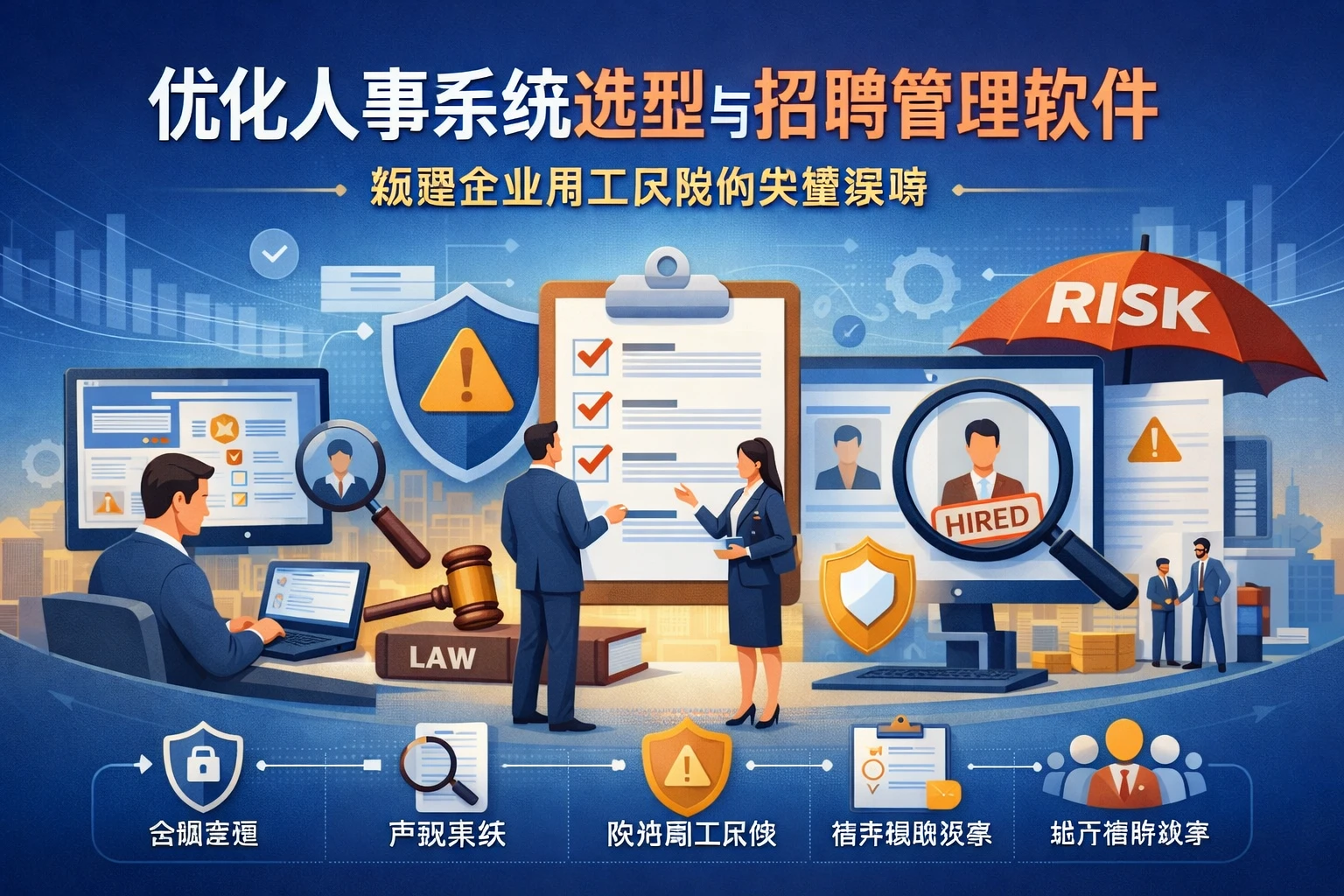 优化人事系统选型与招聘管理软件：规避企业用工风险的关键策略