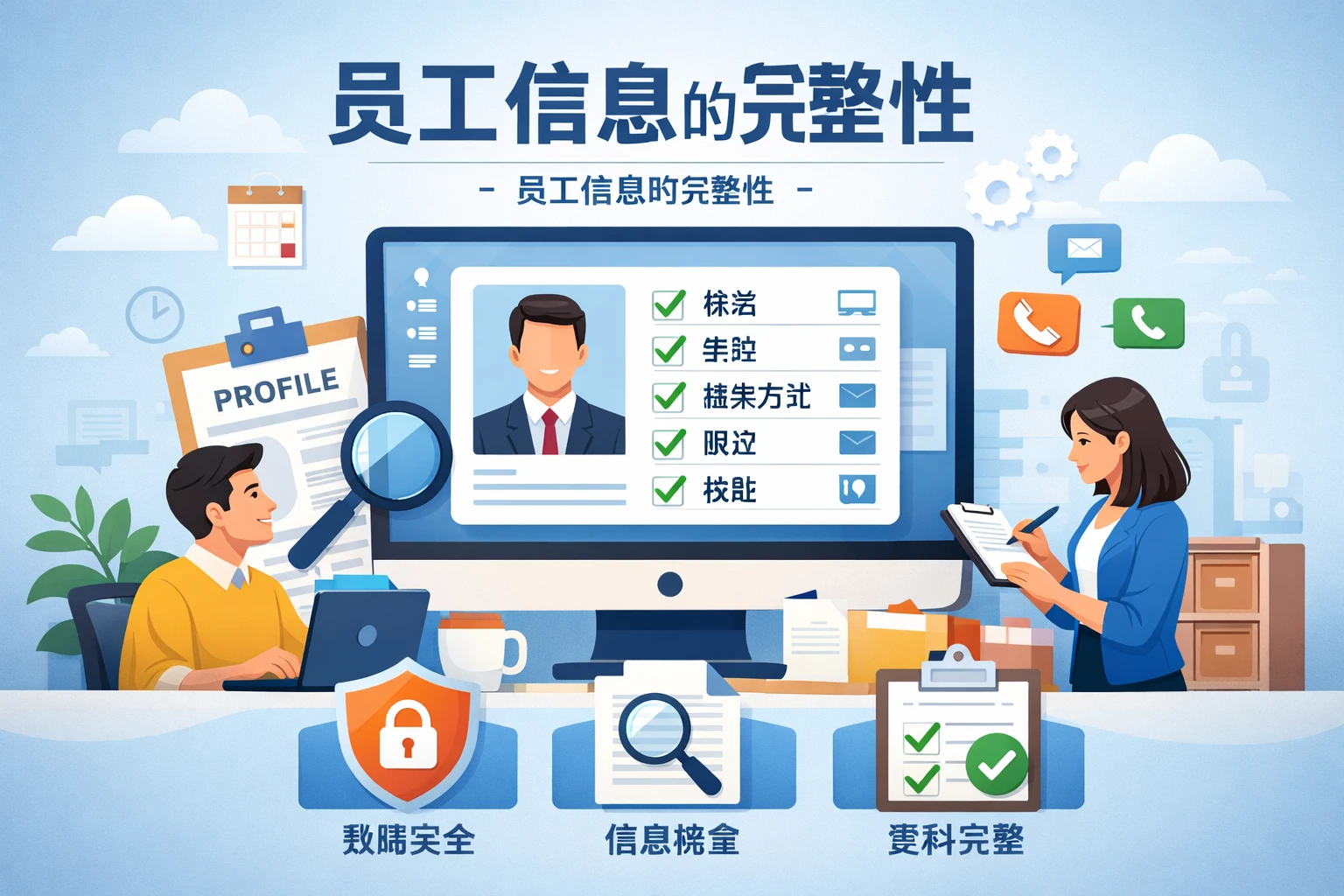 员工信息的完整性