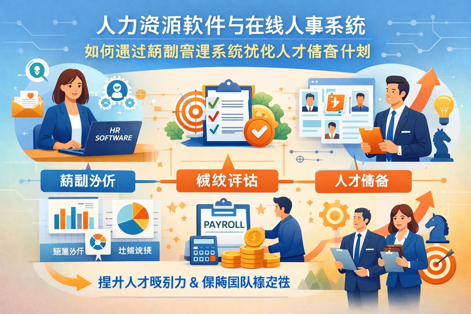 人力资源软件与在线人事系统如何通过薪酬管理系统优化人才储备计划