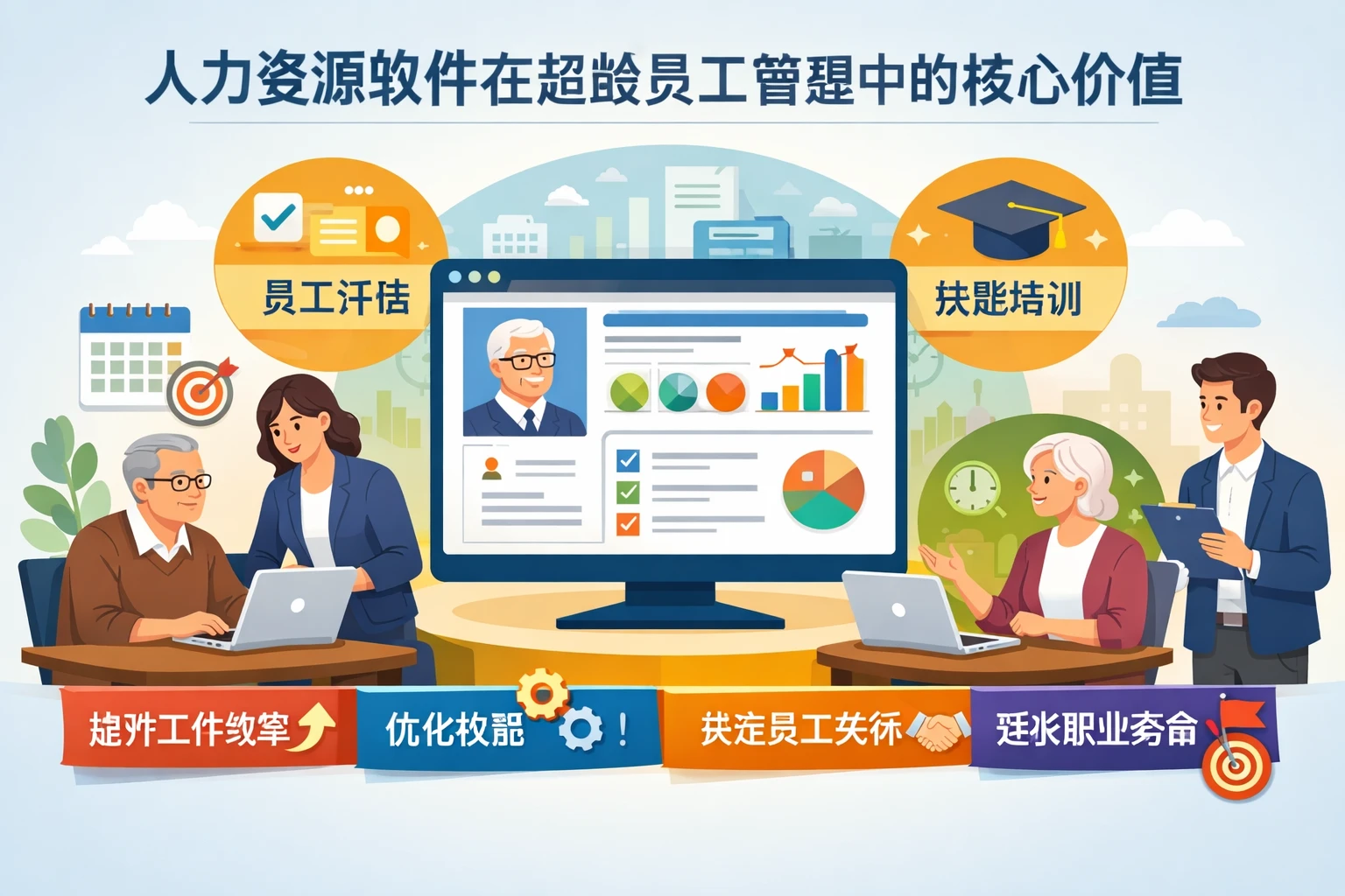 人力资源软件在超龄员工管理中的核心价值