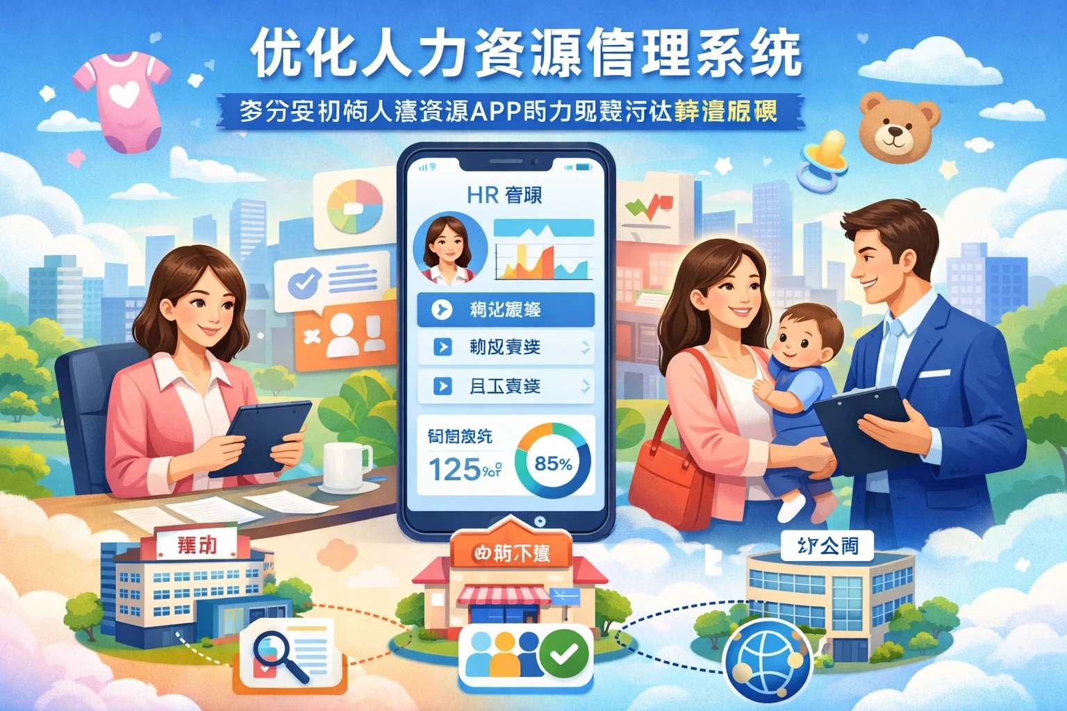 优化人力资源管理系统：多分支机构人事系统APP助力母婴行业精准招聘