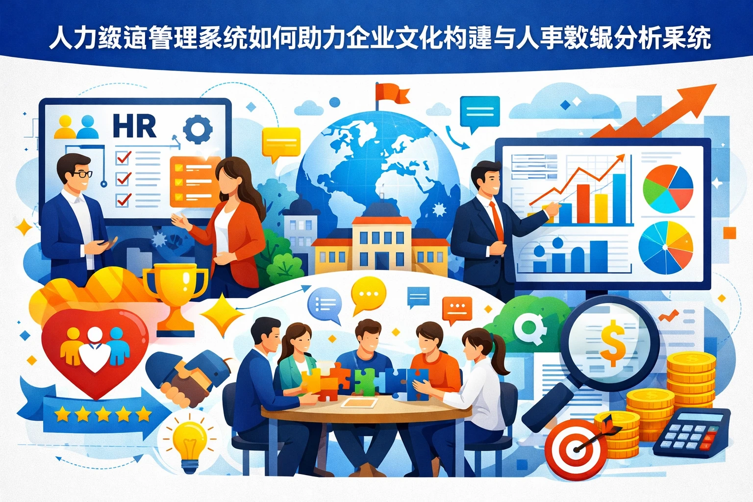 人力资源管理系统如何助力企业文化构建与人事数据分析系统价值评估