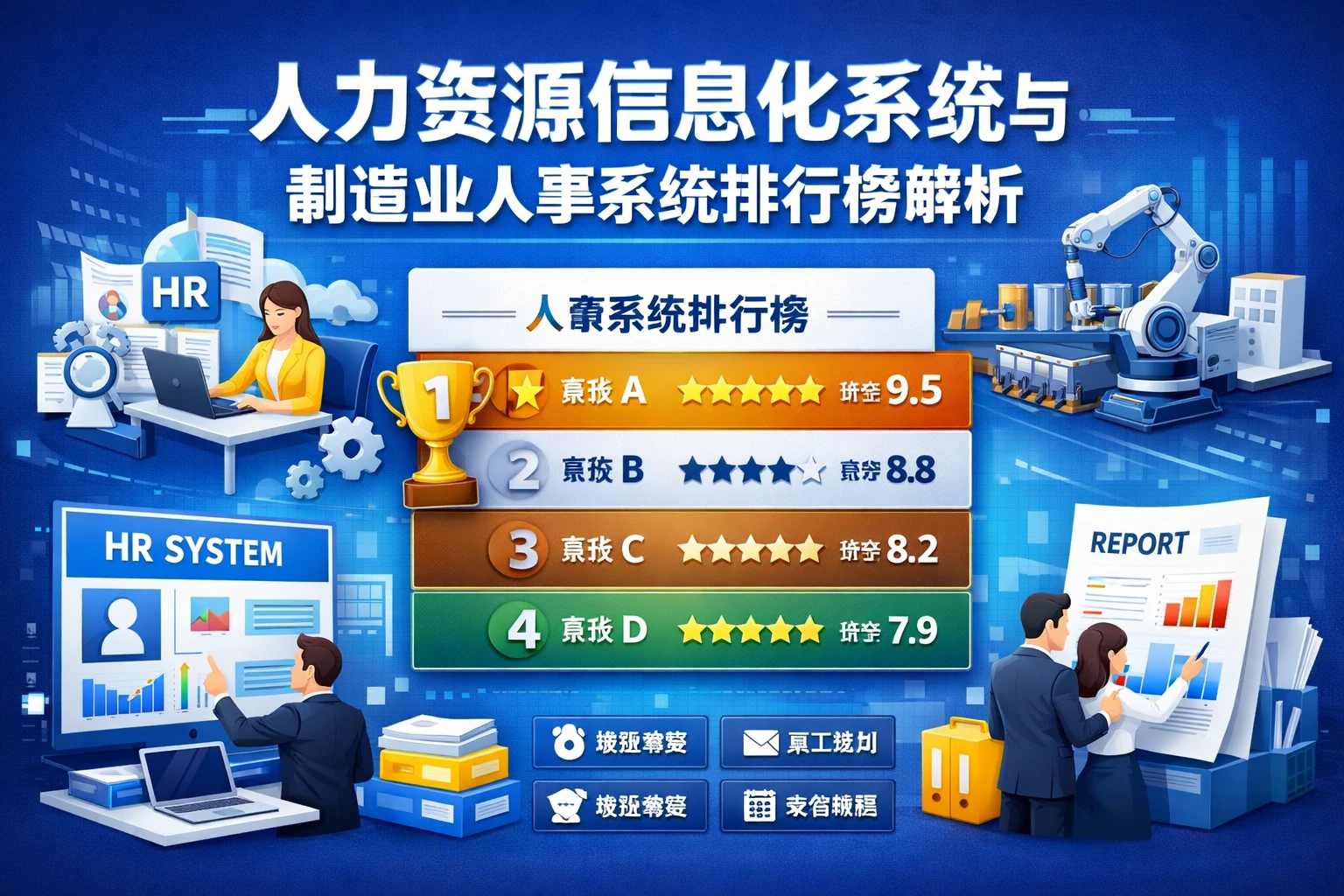 人力资源信息化系统与制造业人事系统排行榜解析