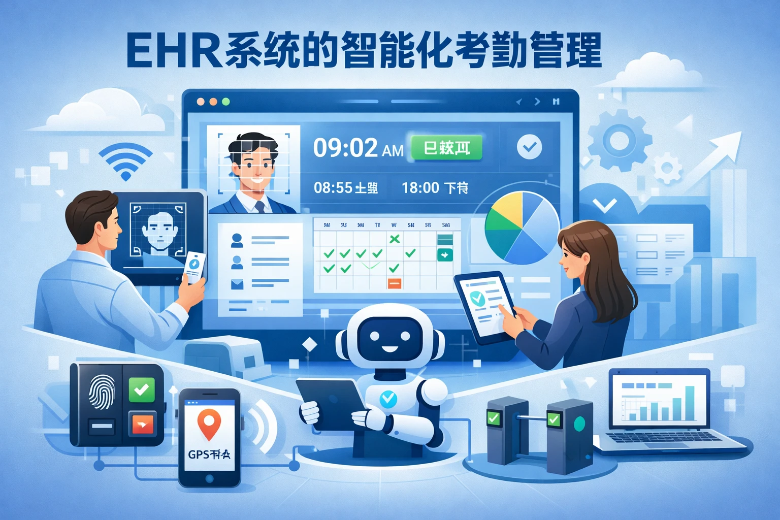 EHR系统的智能化考勤管理