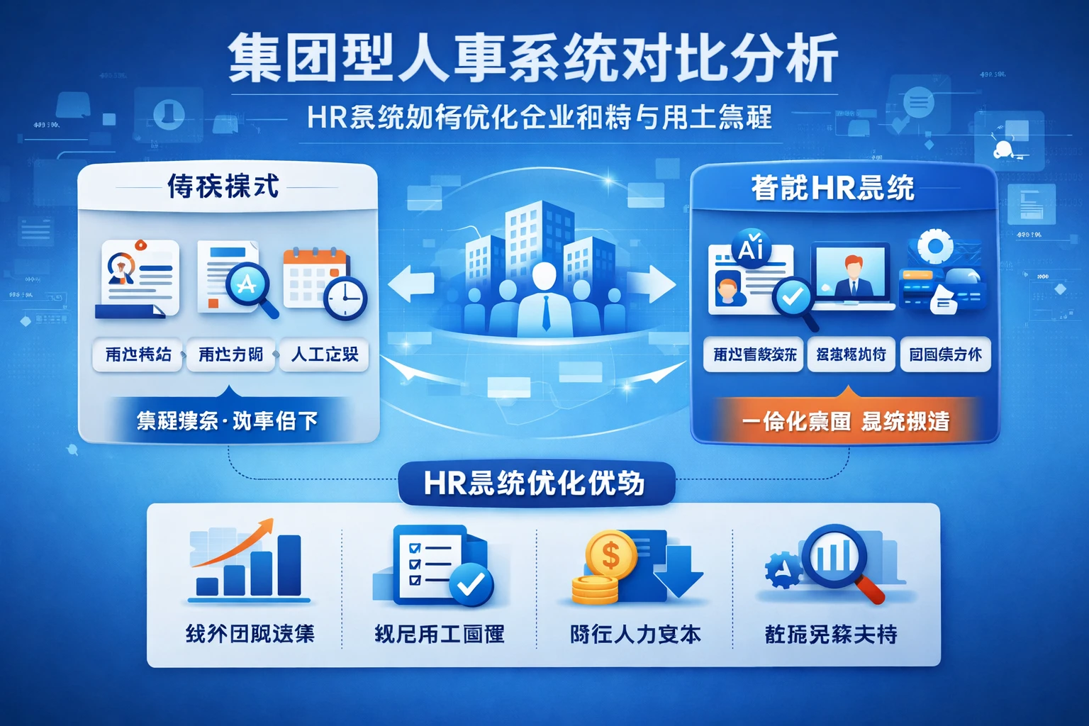 集团型人事系统对比分析：HR系统如何优化企业招聘与用工流程