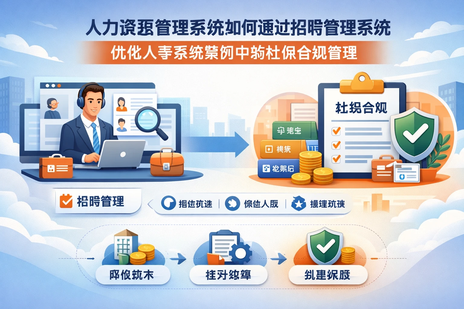 人力资源管理系统如何通过招聘管理系统优化人事系统案例中的社保合规管理