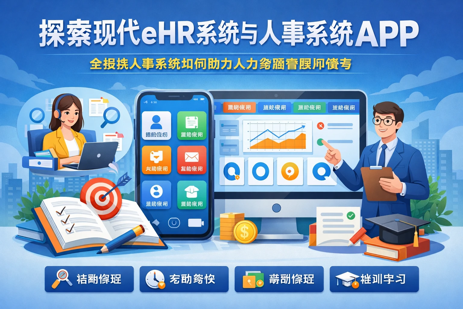 探索现代eHR系统与人事系统APP：全模块人事系统如何助力人力资源管理师备考