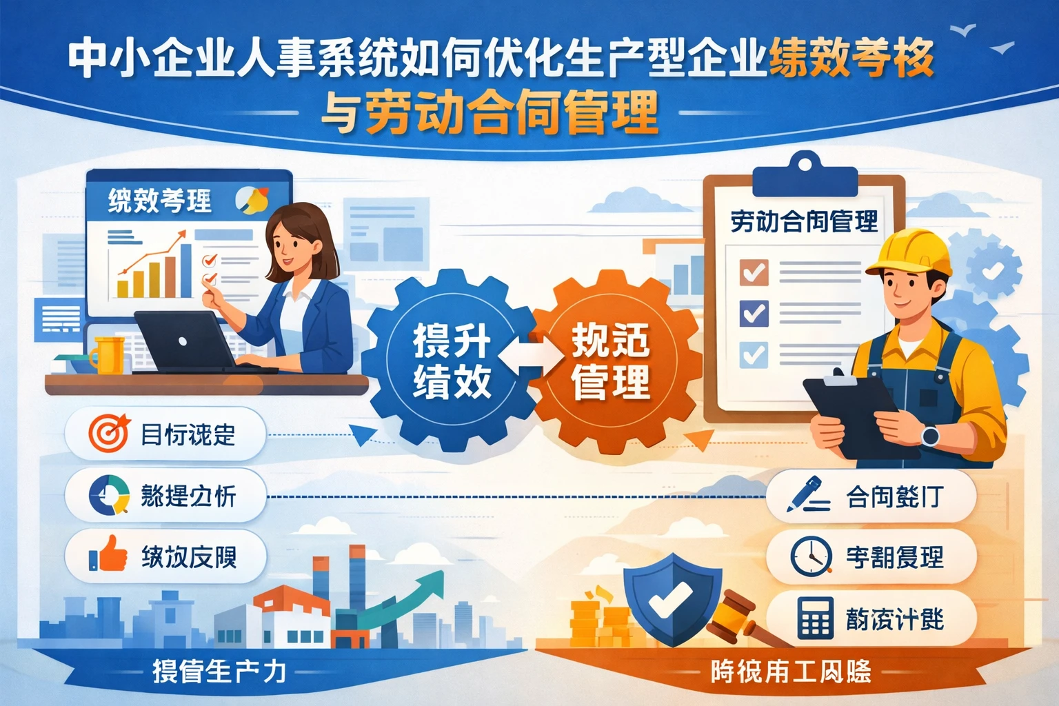 中小企业人事系统如何优化生产型企业绩效考核与劳动合同管理