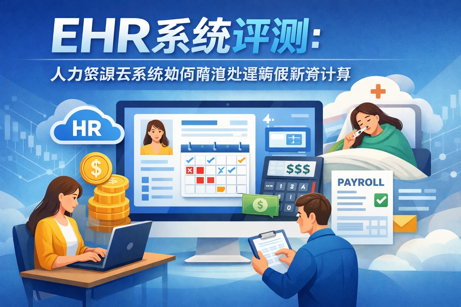 EHR系统评测：人力资源云系统如何精准处理病假薪资计算