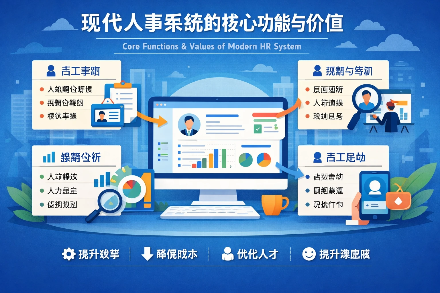 现代人事系统的核心功能与价值