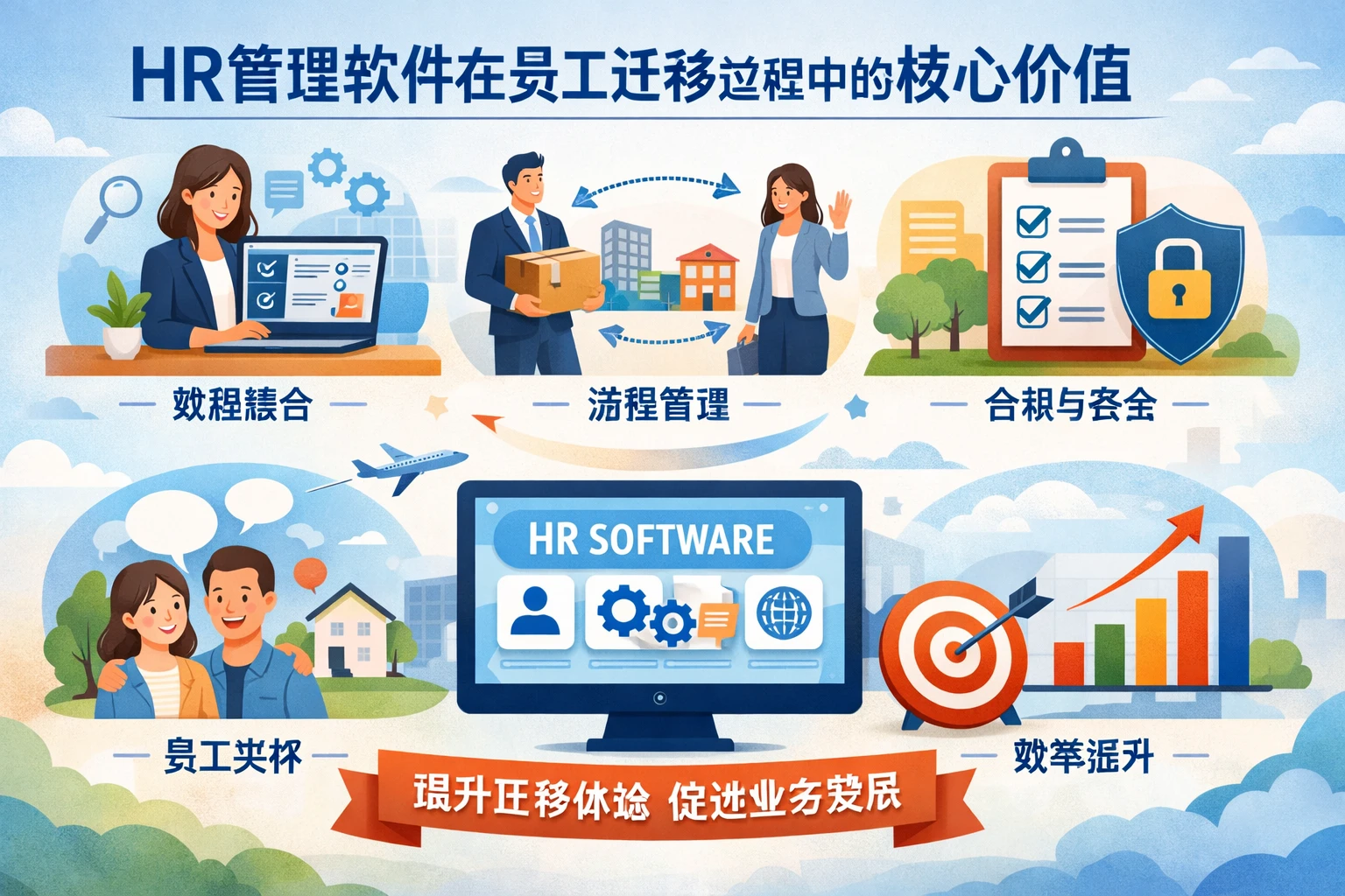 HR管理软件在员工迁移过程中的核心价值