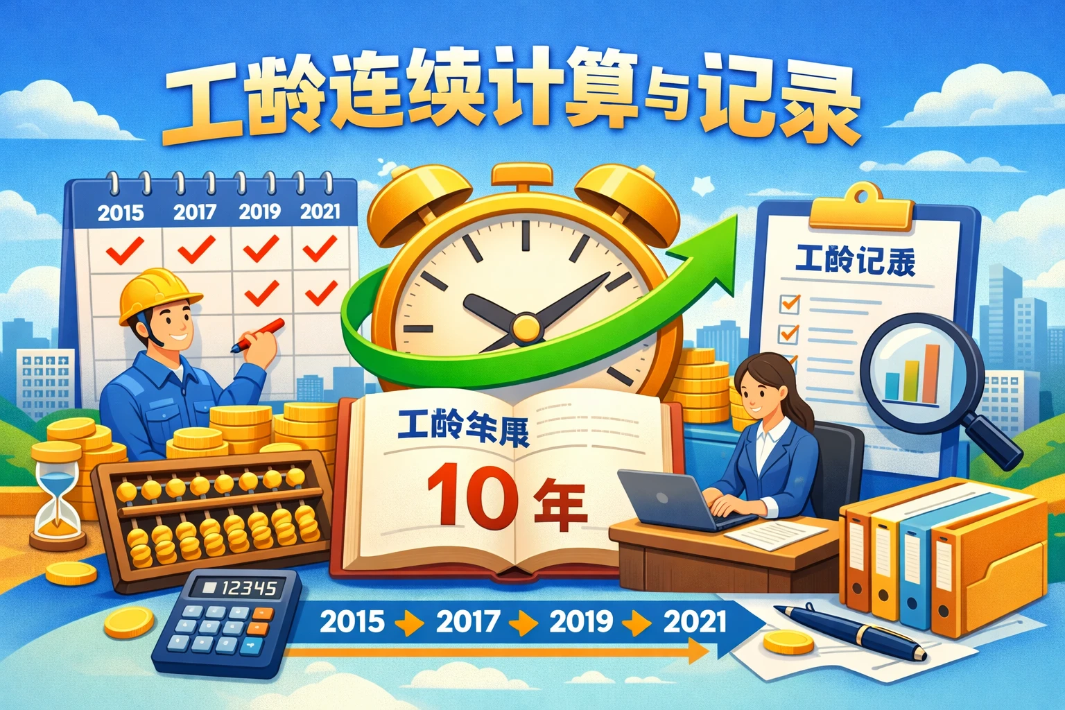 工龄连续计算与记录