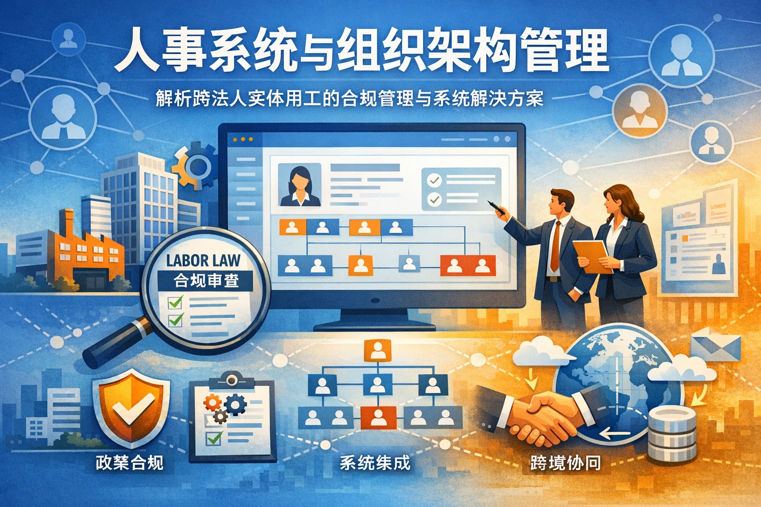 人事系统与组织架构管理：解析跨法人实体用工的合规管理与系统解决方案