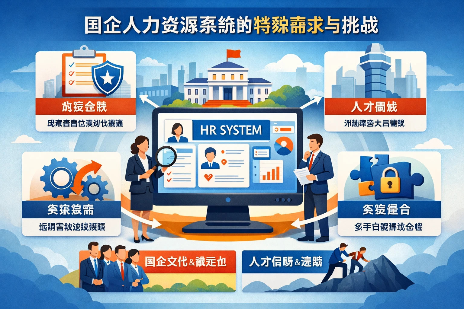 国企人力资源系统的特殊需求与挑战