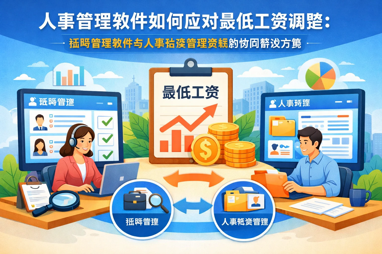 人事管理软件如何应对最低工资调整：招聘管理软件与人事档案管理系统的协同解决方案