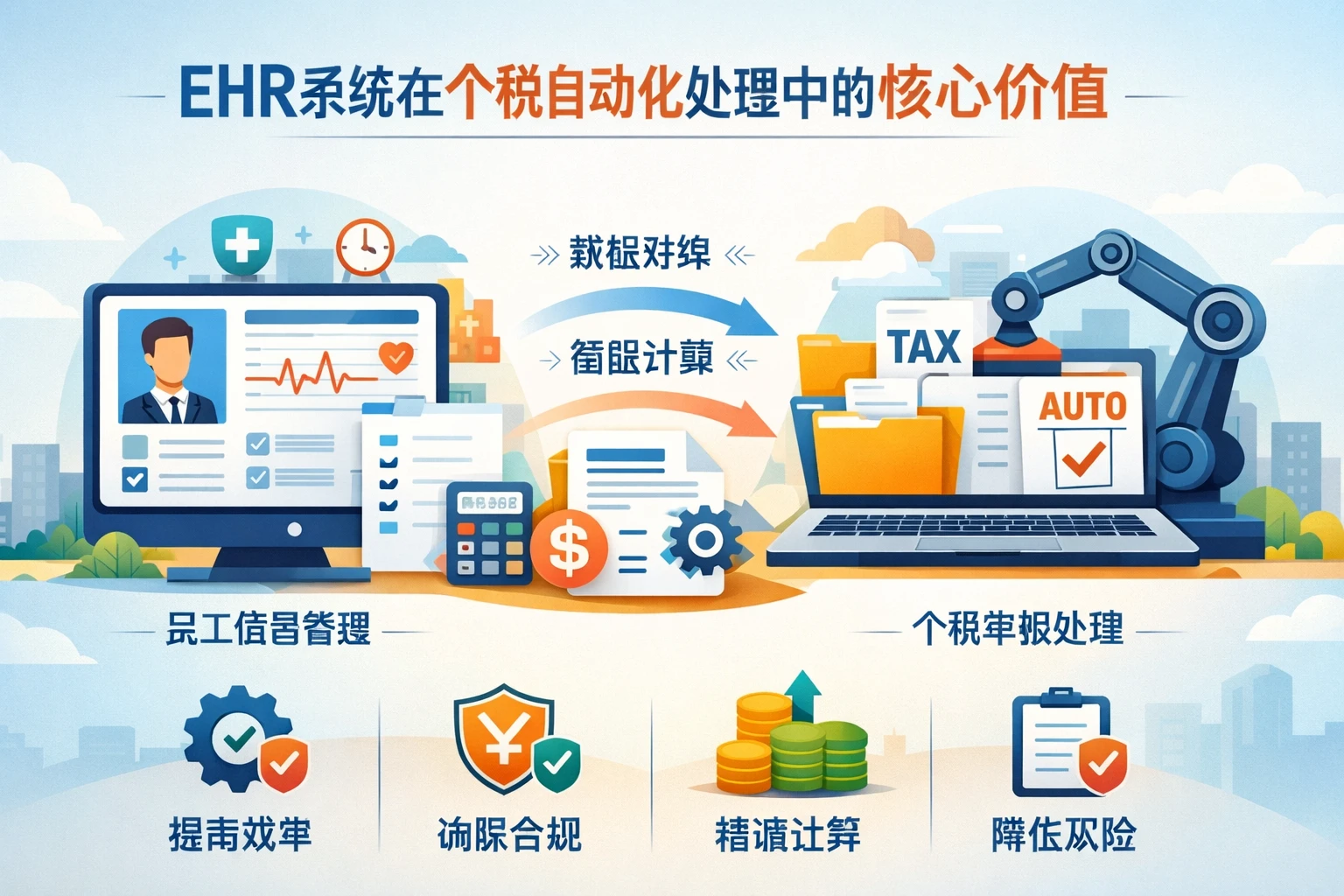 EHR系统在个税自动化处理中的核心价值